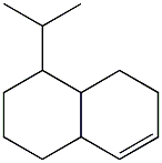 1,2,3,4,4a,5,6,8a-Octahydro-4-isopropylnaphthalene Struktur