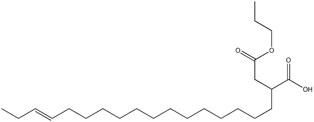 2-(14-Heptadecenyl)succinic acid 1-hydrogen 4-propyl ester Struktur