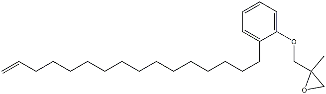 2-(15-Hexadecenyl)phenyl 2-methylglycidyl ether Struktur
