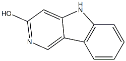 5H-ピリド[4,3-b]インドール-3-オール 化學構造式