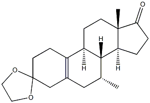 ETHYLENEDIOXY-7A-METHYL-ESTR-5(10)-EN-17-ONE Structure