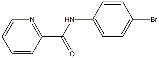 N-(4-bromophenyl)pyridine-2-carboxamide Struktur