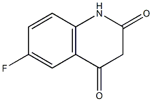 6-Fluoro-1H-quinoline-2,4-dione Structure
