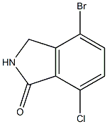 4-溴-7-氯異吲哚啉-1-酮, 1427404-26-9, 結構式