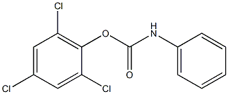 2,4,6-trichlorophenyl N-phenylcarbamate Struktur