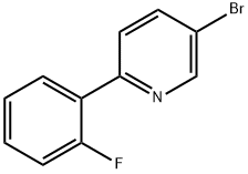 3-Bromo-6-(2-fluorophenyl)pyridine Struktur