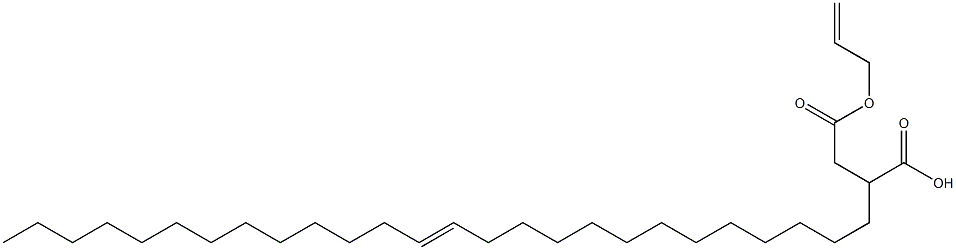 2-(13-Hexacosenyl)succinic acid 1-hydrogen 4-allyl ester Struktur