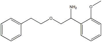 1-(2-methoxyphenyl)-2-(2-phenylethoxy)ethan-1-amine Struktur