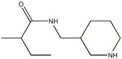 2-methyl-N-(piperidin-3-ylmethyl)butanamide Struktur
