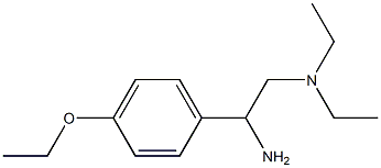 N-[2-amino-2-(4-ethoxyphenyl)ethyl]-N,N-diethylamine Struktur
