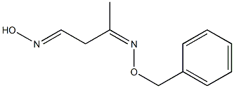 4-Hydroxyiminobutan-2-one O-benzyl oxime Struktur