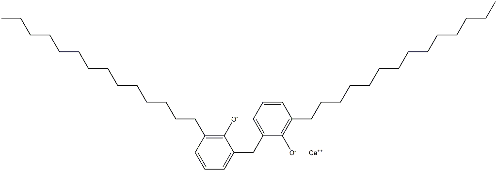Calcium 2,2'-methylenebis(6-tetradecylphenoxide) Struktur