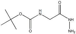 tert-Butyl 2-hydrazinyl-2-oxoethylcarbamate Struktur