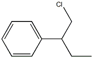 1-(1-chlorobutan-2-yl)benzene Struktur