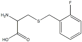2-amino-3-[(2-fluorobenzyl)thio]propanoic acid Structure