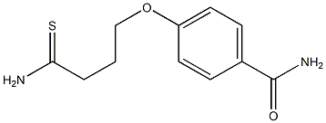 4-(3-carbamothioylpropoxy)benzamide Struktur