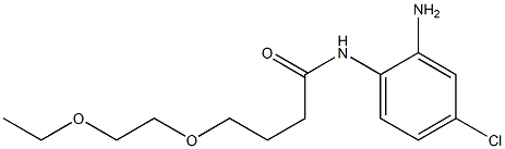 N-(2-amino-4-chlorophenyl)-4-(2-ethoxyethoxy)butanamide Struktur