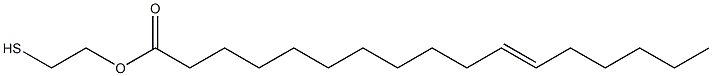 11-Heptadecenoic acid 2-mercaptoethyl ester Struktur