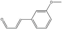3-METHOXYCINNAMALDEHYDE Struktur