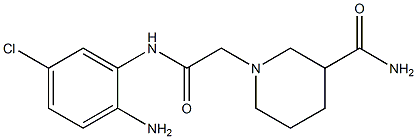 1-{[(2-amino-5-chlorophenyl)carbamoyl]methyl}piperidine-3-carboxamide