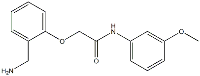 2-[2-(aminomethyl)phenoxy]-N-(3-methoxyphenyl)acetamide Structure