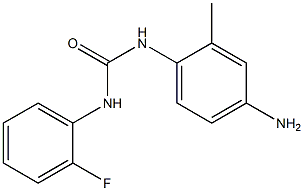 N-(4-amino-2-methylphenyl)-N'-(2-fluorophenyl)urea Struktur