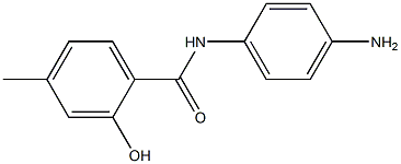N-(4-aminophenyl)-2-hydroxy-4-methylbenzamide Struktur