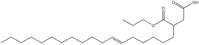 3-(6-Octadecenyl)succinic acid 1-hydrogen 4-propyl ester Struktur