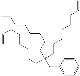 Tri(7-octenyl)benzylaminium Struktur