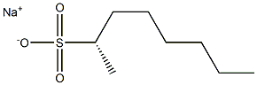 [S,(-)]-2-Octanesulfonic acid sodium salt Struktur