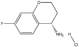 (S)-7-fluorochroman-4-amine hydrochloride Struktur