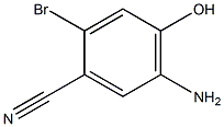5-Amino-2-bromo-4-hydroxy-benzonitrile Struktur
