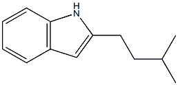 2-(3-methyl-N-butyl)-indole Struktur