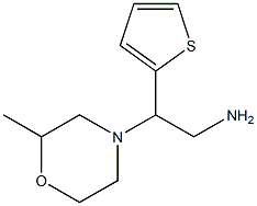 2-(2-methylmorpholin-4-yl)-2-thien-2-ylethanamine Structure