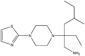2-{4-[3-(aminomethyl)-5-methylheptan-3-yl]piperazin-1-yl}-1,3-thiazole Structure