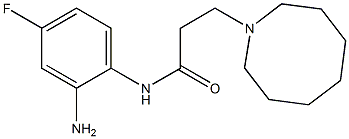 N-(2-amino-4-fluorophenyl)-3-(azocan-1-yl)propanamide Struktur