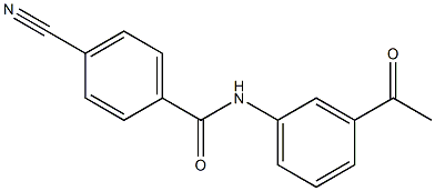 N-(3-acetylphenyl)-4-cyanobenzamide|