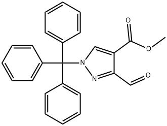 methyl 3-formyl-1-trityl-1H-pyrazole-4-carboxylate, 960234-85-9, 結(jié)構(gòu)式
