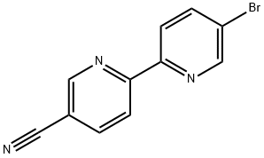 [2,2'-Bipyridine]-5-carbonitrile, 5'-bromo- Struktur
