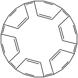[6]Cycloparaphenylene Struktur