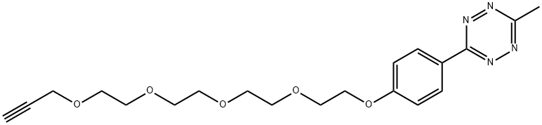METHYLTETRAZINE-PEG4-ALKYNE, 1802907-97-6, 結(jié)構(gòu)式