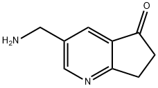 5H-Cyclopenta[b]pyridin-5-one, 3-(aminomethyl)-6,7-dihydro- Struktur