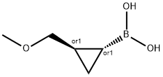 Boronic acid, B-[(1R,2R)-2-(methoxymethyl)cyclopropyl]-, rel- Structure