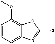 Benzoxazole, 2-chloro-7-methoxy- Struktur