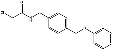 2-Chloro-N-{[4-(phenoxymethyl)phenyl]methyl}acetamide|