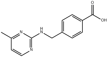 Benzoic acid, 4-[[(4-methyl-2-pyrimidinyl)amino]methyl]-|