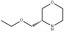 Morpholine, 3-(ethoxymethyl)-, (3R)- Structure