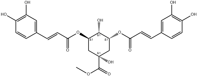 3,5-Di-O-caffeoylquinic methyl ester Struktur