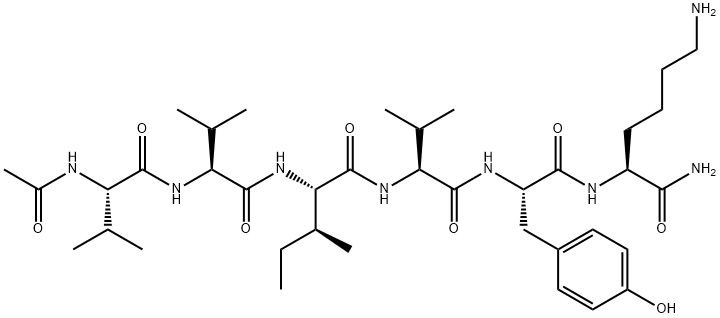 Acetyl-PHF6QV amide Struktur