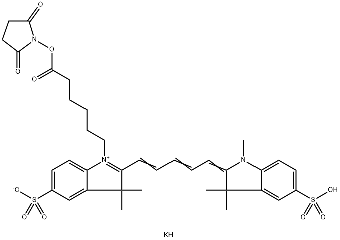 Sulfo-Cy5 NHS酯, 2230212-27-6, 結(jié)構(gòu)式